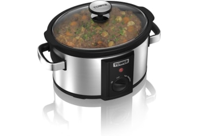 Tower Stainless Steel Slow Cooker 3.5l (T16039Y)