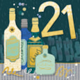 Celebrate 21 Birthday Card (TP0039KW)