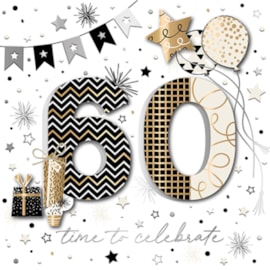 Ling Design 60 Celebrate Birthday Card Ling Design 60 Celebrate Birthday Card