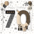 Ling Design Happy 70 Birthday Card Ling Design Happy 70 Birthday Card