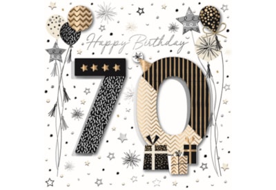 Ling Design Happy 70 Birthday Card Ling Design Happy 70 Birthday Card