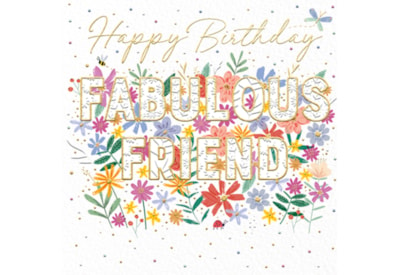 Delilah Fabulous Friend Birthday Card (TP0090KW)