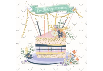 Festoon Birthday Cake Birthday Card (TP0098KW)