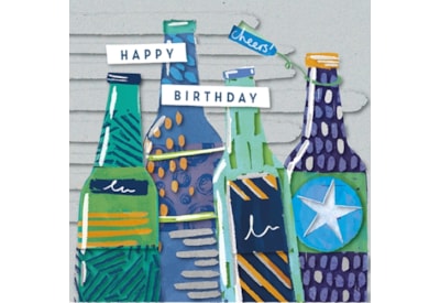Zaffer Birthday Bottles Card Zaffer Birthday Bottles Card