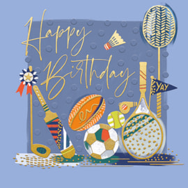 Ling Birthday Sports Birthday Card Ling Birthday Sports Birthday Card