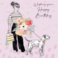 Ling Afternoon Stroll Birthday Card Ling Afternoon Stroll Birthday Card