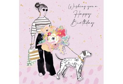 Ling Afternoon Stroll Birthday Card Ling Afternoon Stroll Birthday Card