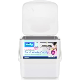 Minky Waste Caddy White Minky Waste Caddy White