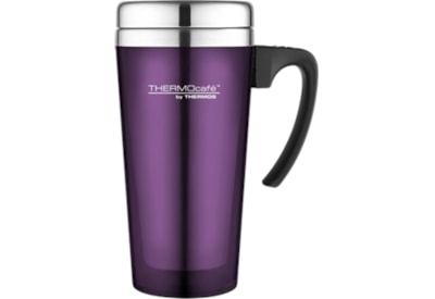 Thermos Thermocafe Translucent Travel Mug Purple 420ml Thermos Thermocafe Translucent Travel Mug Purple 420ml