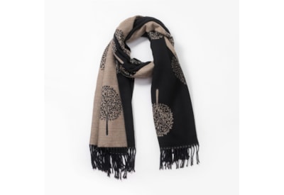 Butterfly Fashion Reversible Tree Scarf Camel Butterfly Fashion Reversible Tree Scarf Camel