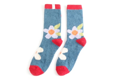 Miss Sparrow Fluffy Large Flowers Navy Miss Sparrow Fluffy Large Flowers Navy