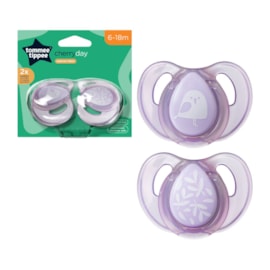 Tommee Tippee Essential Cherry Soother 6-18months 2pk Tommee Tippee Essential Cherry Soother 6-18months 2pk