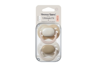 Tommee Tippee Ultrafit Soother 0-6months 2Pk Tommee Tippee Ultrafit Soother 0-6months 2Pk
