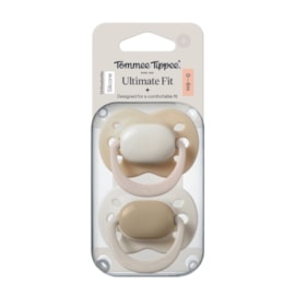 Tommee Tippee Ultrafit Soother 0-6months 2Pk