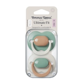 Tommee Tippee Ultrafit Soother 6-18m 2 pk Tommee Tippee Ultrafit Soother 6-18m 2 pk