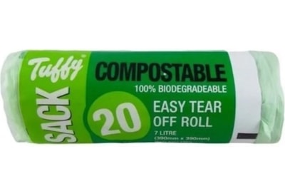 Tuffy Compostable Liners 7lt 20s Tuffy Compostable Liners 7lt 20s