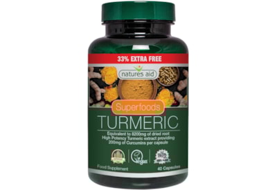 Natures Aid Turmeric 8200mg Xfill 40s Natures Aid Turmeric 8200mg Xfill 40s