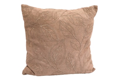 Sifcon Embroidered Leaf Sc Cushion 45cm Sifcon Embroidered Leaf Sc Cushion 45cm