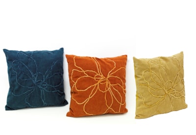 Sifcon Emboss Flower Cushion 45x45 (TX1410)
