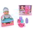 Baby Doll Feeding Chair & Bottle 11"