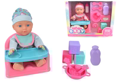 Baby Doll Feeding Chair & Bottle 11"