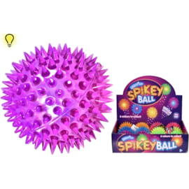 Light Up Spikey Ball 7.5cm (TY2718)