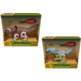 Bio Plastic Dinos In Open Touch Colour Box (2 Asst)
