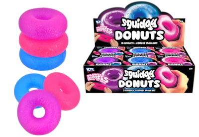 Squidgy Donuts (3 Colours) In Colour Box & Dbx Squidgy Donuts (3 Colours) In Colour Box & Dbx