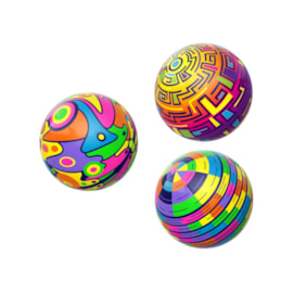 9" 80G Neon Colour Football (3 Asst) - Deflated