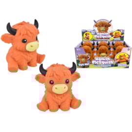 15Cm Large Squishy Highland Cow - Display Box