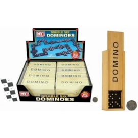 M.y Dominoes In Wooden Box M.y Dominoes In Wooden Box