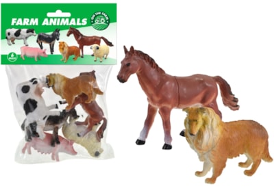 6 Piece Farm Animals (TY9865)