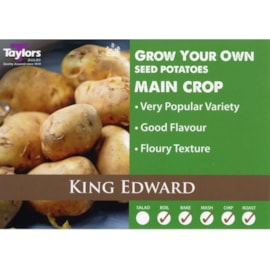 Tylrs King Edward Seed Potato 2kg (VAC478)