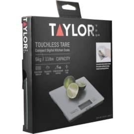 Taylor Kitchen Scale Touchless Tare 5kg Silver Taylor Kitchen Scale Touchless Tare 5kg Silver