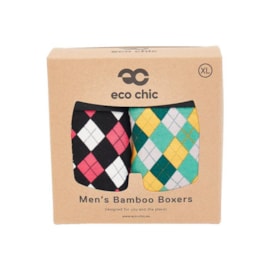 Eco Chic Argyle Bamboo Underpants 2pk Xlarge (U01-XL)