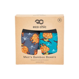 Eco Chic Highland Cow Bamboo Underpants 2pk Large (U02-L)