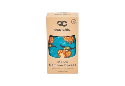 Eco Chic Green Highland Cow Bamboo Underpants Large (U02GN-L)