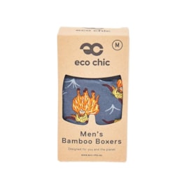 Eco Chic Grey Highland Cow Bamboo Underpants Large (U02GY-L)
