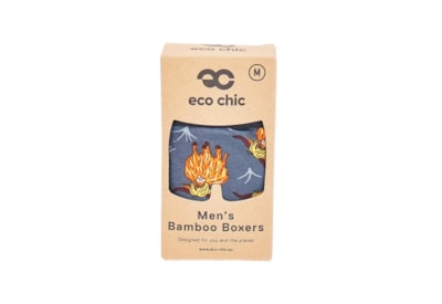 Eco Chic Grey Highland Cow Bamboo Underpants Large (U02GY-L)