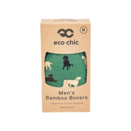 Eco Chic Green Labradors Bamboo Underpants Medium (U03GN-M)