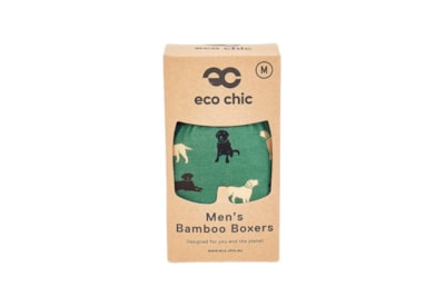 Eco Chic Green Labradors Bamboo Underpants Medium (U03GN-M)