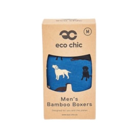Eco Chic Navy Labradors Bamboo Underpants Medium (U03NY-M)