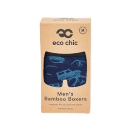 Eco Chic Navy Landrovers Bamboo Underpants Medium (U04NY-M)