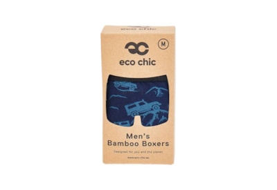 Eco Chic Navy Landrovers Bamboo Underpants Xlarge (U04NY-XL)