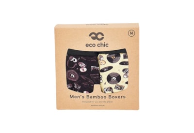 Eco Chic Music Compilation Bamboo Underpants 2pk Large (U05-L)