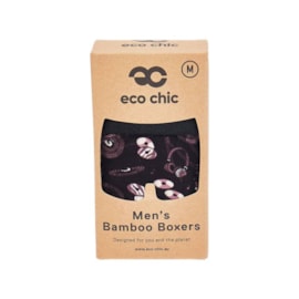 Eco Chic Black Music Compilation Bamboo Underpants Large (U05BK-L)