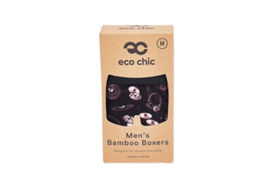Eco Chic Black Music Compilation Bamboo Underpants Large (U05BK-L)