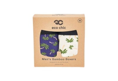 Eco Chic Palm Tree Bamboo Underpants 2pk Large Eco Chic Palm Tree Bamboo Underpants 2pk Large