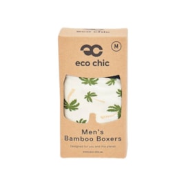 Eco Chic Beige Palm Tree Bamboo Underpants Medium (U06BG-M)