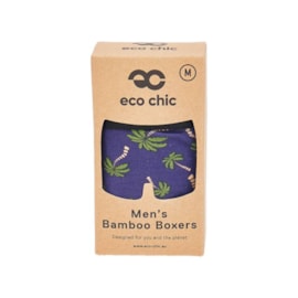Eco Chic Purple Palm Tree Bamboo Underpants Xlarge (U06PP-XL)